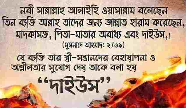 দাইয়ুস কাকে বলে