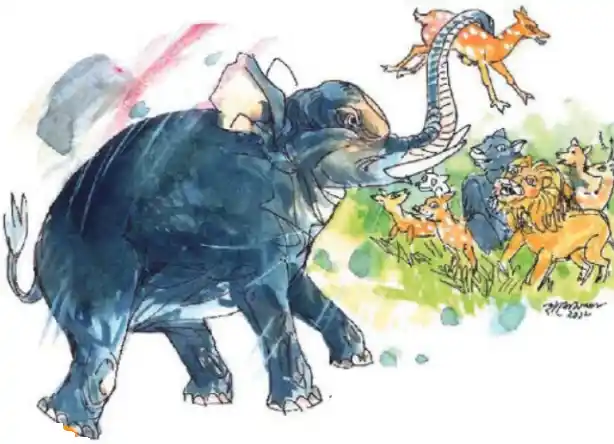 হাতি আর শিয়ালের গল্প